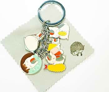 【1109 - 5】摘ままれにゃんこのキーホルダー／ペンダント 71UBxroS+8L._AC_UF350,